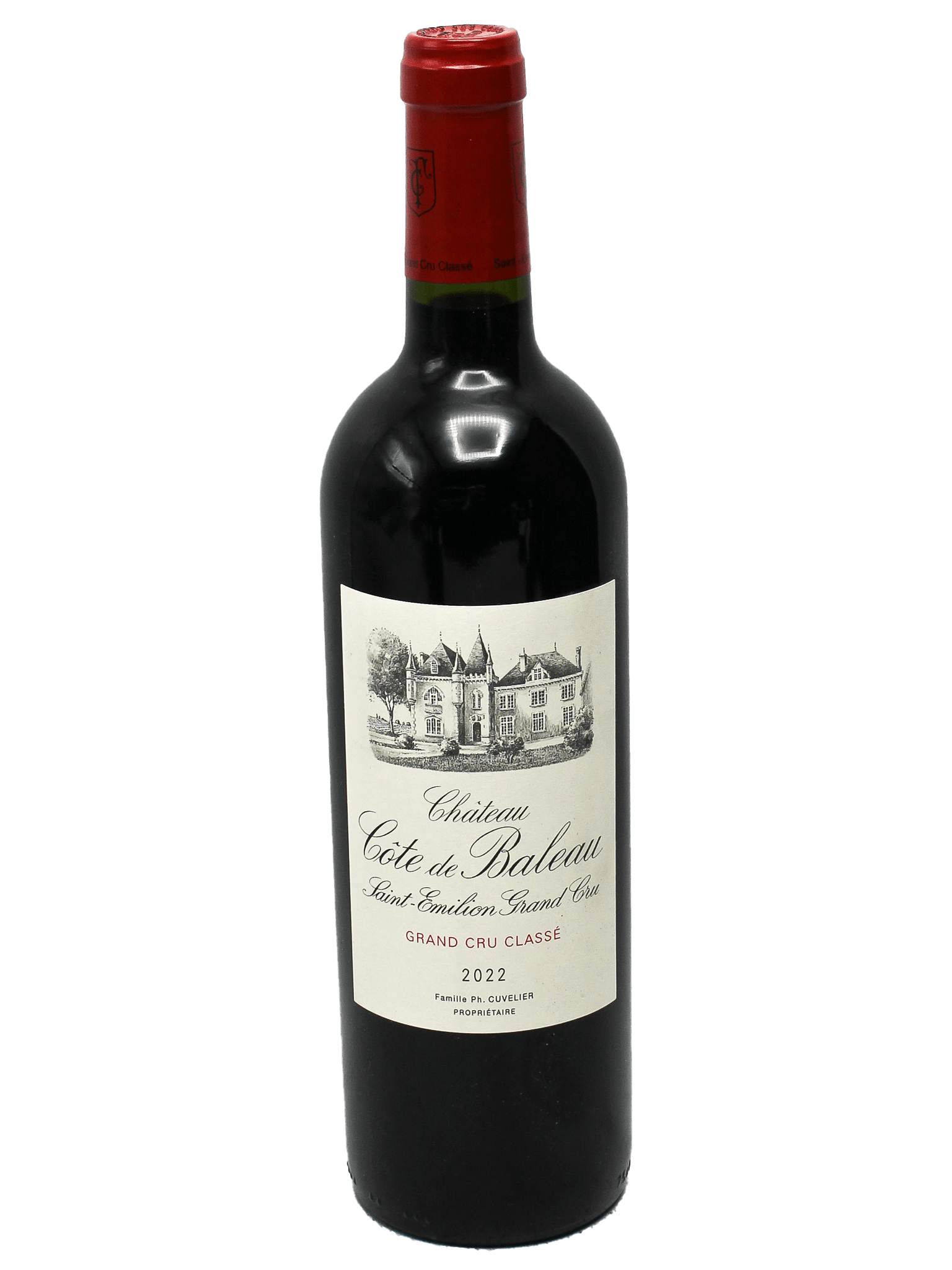 Image of Chateau COTE DE BALEAU ST EMILION GRD CRU AC 2018