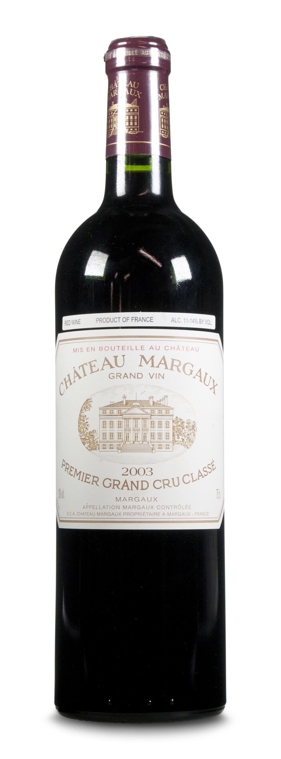 Image of Chateau MARGAUX MARGAUX AC 2003