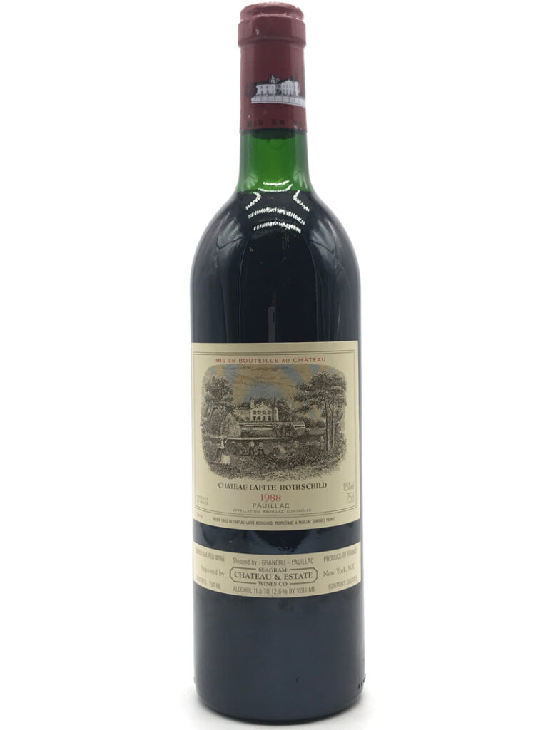 Chateau LAFITE ROTHSCHILD PAUILLAC AC 1988