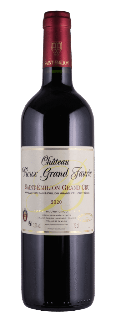 Chateau GRAND FAURIE SAINT EMILION AC 1986