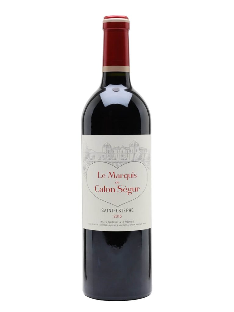LE MARQUIS DE CALON SEGUR SAINT ESTEPHE AC 2015