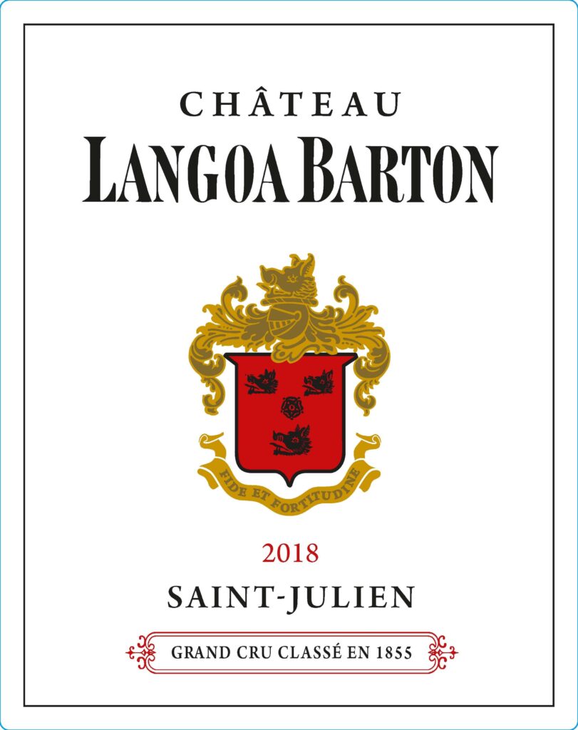 Chateau LANGOA BARTON SAINT JULIEN AC 2018