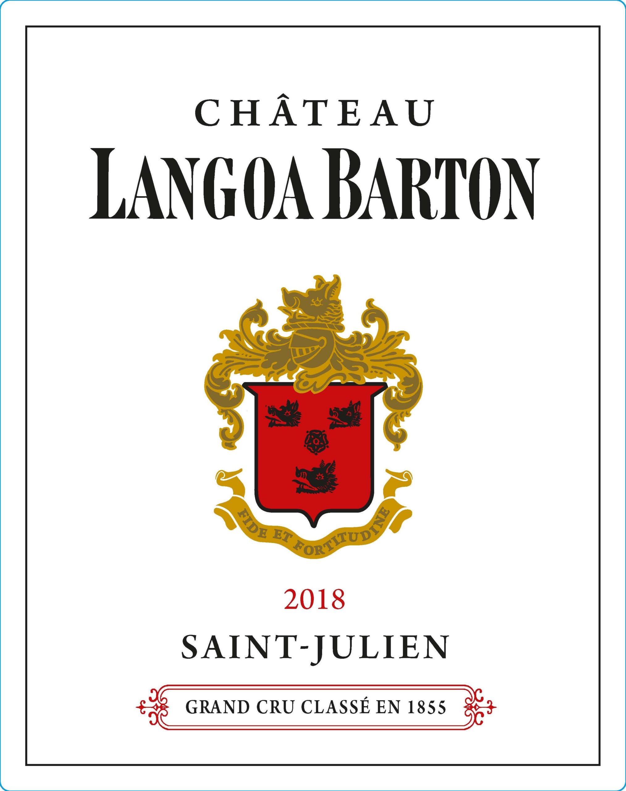Image of Chateau LANGOA BARTON SAINT JULIEN AC 2018