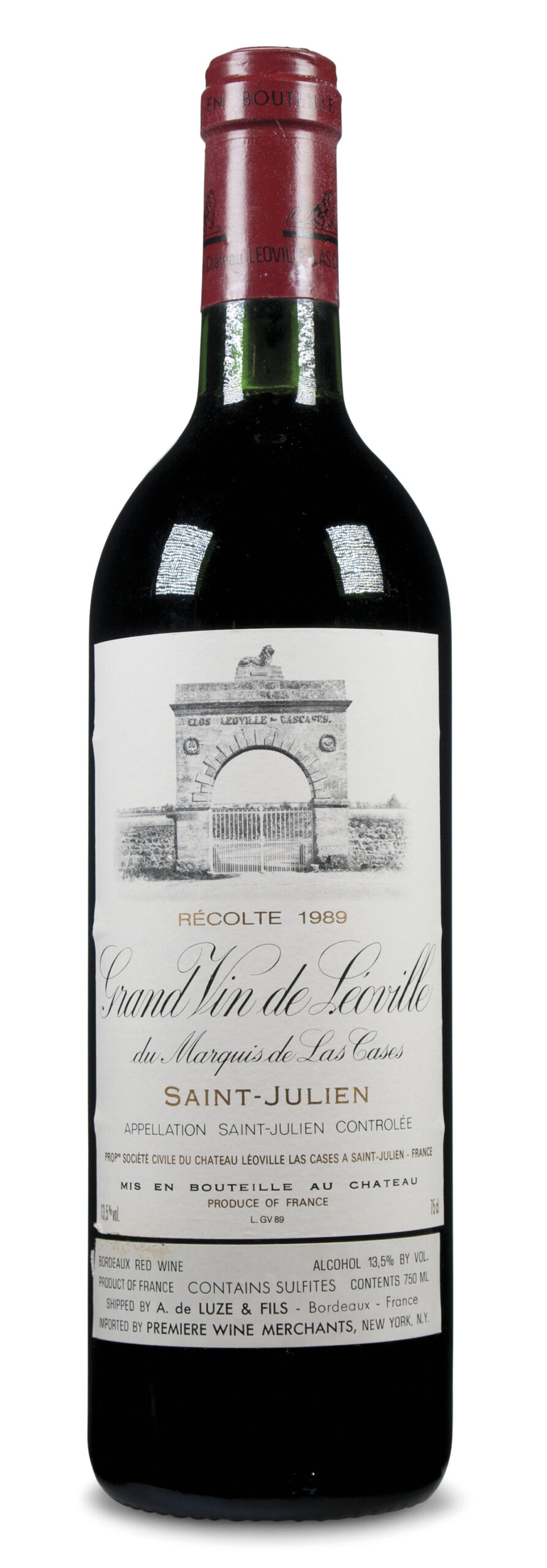 Image of Chateau LEOVILLE LAS CASES SAINT JULIEN AC 1989