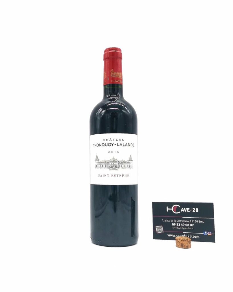 Chateau TRONQUOY LALANDE SAINT ESTEPHE AC 2015