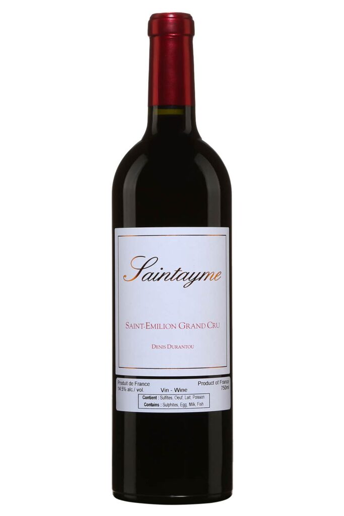 Chateau SAINTAYME ST EMILION GRD CRU AC 2020
