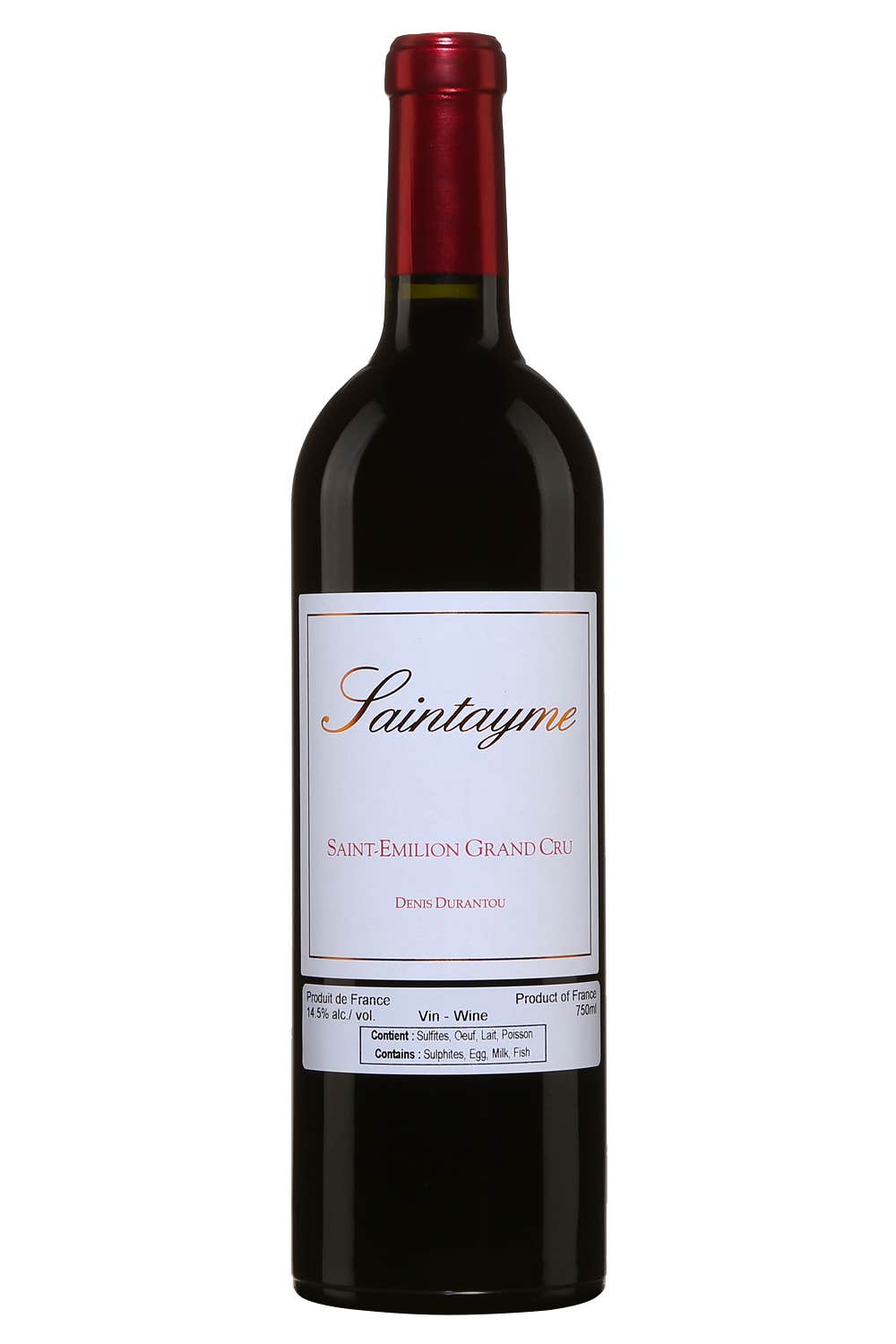Image of Chateau SAINTAYME ST EMILION GRD CRU AC 2020