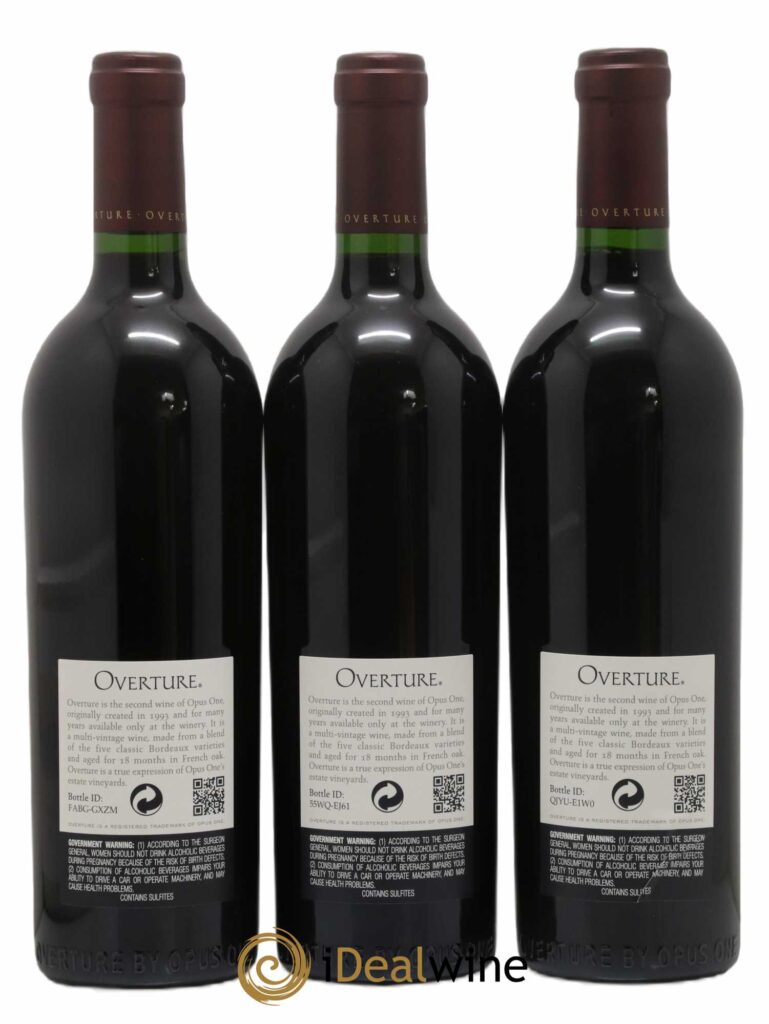 OPUS ONE VINS DE CALIFORNIE ROUGE 2019