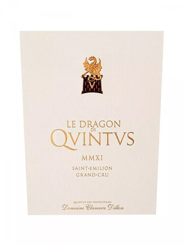LE DRAGON DE QUINTUS ST EMILION GRD CRU AC 2015
